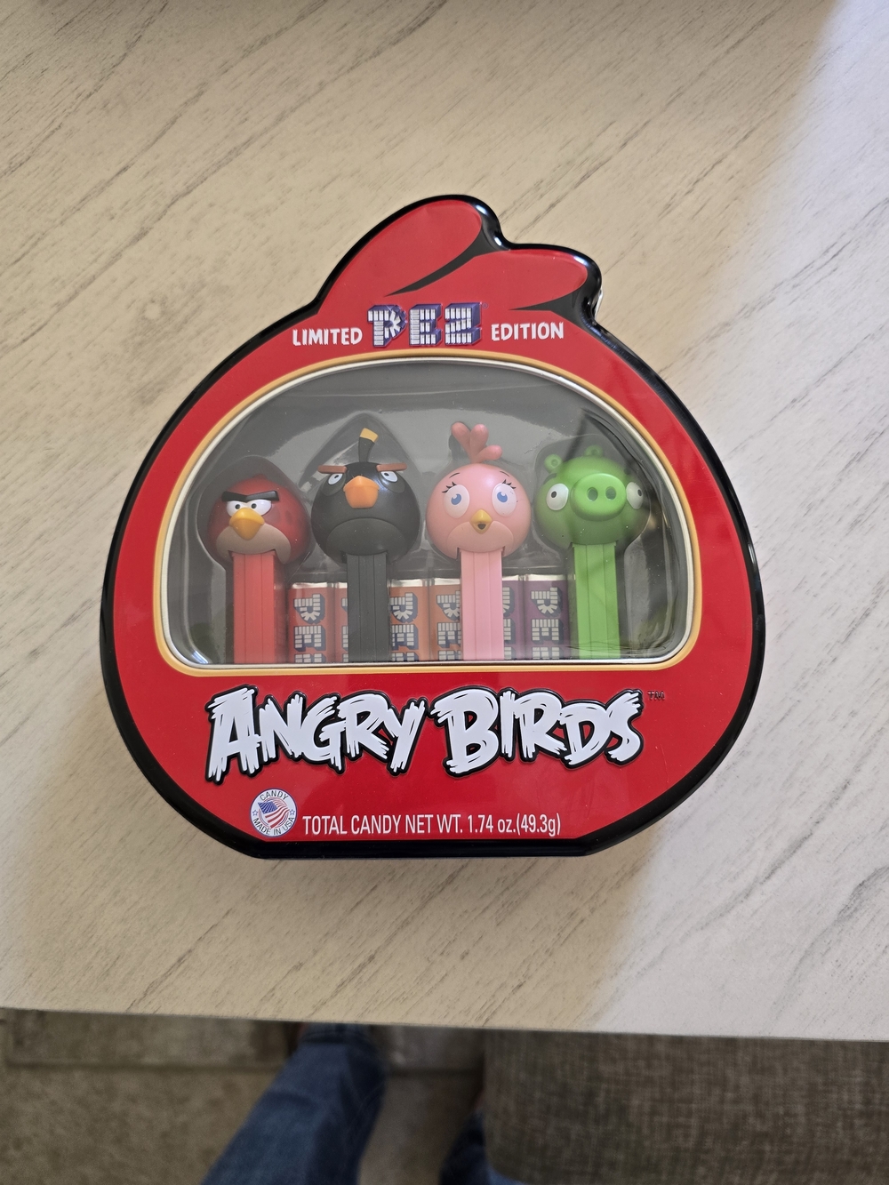 Angry Birds Limited Edition Collectible Candy Dispenser Set - Red